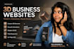 design a stunning 3d website with animations