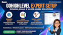 setup gohighlevel domain dns email authentication and white label