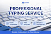 do typing data entry english urdu and arabic to english and urdu to arabic
