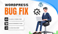 fix wordpress issues, errors, bugs or website problems