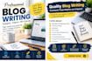write the blogs in english