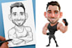 draw a caricature, cartoon caricatures