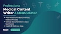 write professional medical and health articles