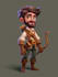 create 2d game character using spine