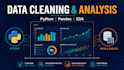 clean, preprocess and analyze your data using python