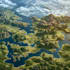 design fantasy map illustration for map