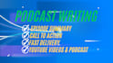 write engaging podcast script