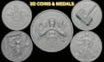 design 3d coin model,stl file for 3d printing and cnc