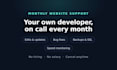 be your monthly website maintenance developer
