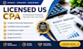 prepare audited financial, financial statements, reporting, as licensed CPA