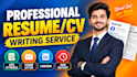 design professional CV, resume and do data entry in excel