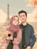 do couple portrait illustration