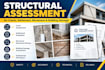 structural assessment for cracks, settlement, movement and building damage
