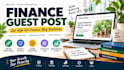 publish guest posts on high da finance blogs