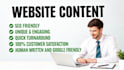 write blog for website