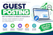 do guest post link building and blogger outreach
