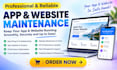 do app maintenance website maintenance app update fix app fleet management app
