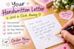 write neat and beautiful english handwriting