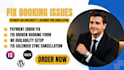 fix broken booking system and appointment calender sync cancellation