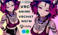 create vrchat avatar commission vrc avatar vr character furry avatar nsfw unity