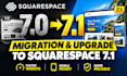 migrate squarespace 7 0 to 7 1 and fix layout issues