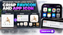 redesign your logo into a crisp favicon and app icon