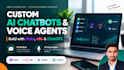 build ai chatbot and ai voice agent using make, n8n, gemini and chatgpt