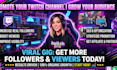 boost twitch live viewers twitch viewers and twitch channel promotion