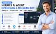 setup hermes ai agent openclaw telegram bot jarvis ai claude code n8n mcp server