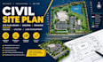 civil site plan, site plan design, civil drafting