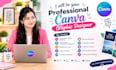 be your professional canva graphic designer