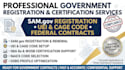 get wosb mbe dbe sdvob 8a wbe sba certification sam gov registration cage code