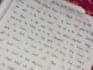 neatly handwriting and notes