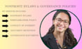 create a nonprofit board policy pack, bylaws and governance documents