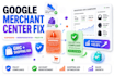 fix google merchant center misrepresentation issue, policy violation setup gmc