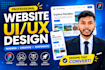 do figma website design, website ui ux design, ui ux design