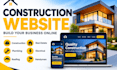 design cleaning, handyman, roofing, construction and plumbing websites