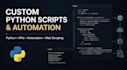 create custom python scripts and automations