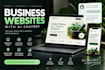 design a modern business website with an ai chatbot