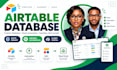 setup airtable database, airtable automation, airtable crm, airtable interface