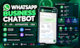 setup whatsapp business chatbot development, ai automation and api integration