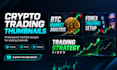 design crypto trading youtube thumbnails