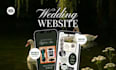 design a custom wedding website with rsvp
