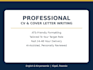 write a professional CV and cover latter