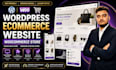 create a luxury wordpress ecommerce website with woocommerce