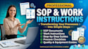 create professional sops and work instructions