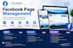 manage your facebook page and keep it active