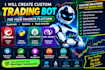 develop custom trading bot on ctrader, python, quantower, ninjatrader, amibroker
