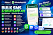 setup verified meta bm, whatsapp business API, and bulk SMS campaigns