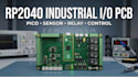 design rp2040 raspberry pi pico industrial io control pcb, gpio interfaces